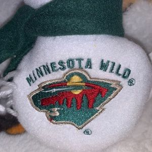 Minnesota Wild Snowman Ornament